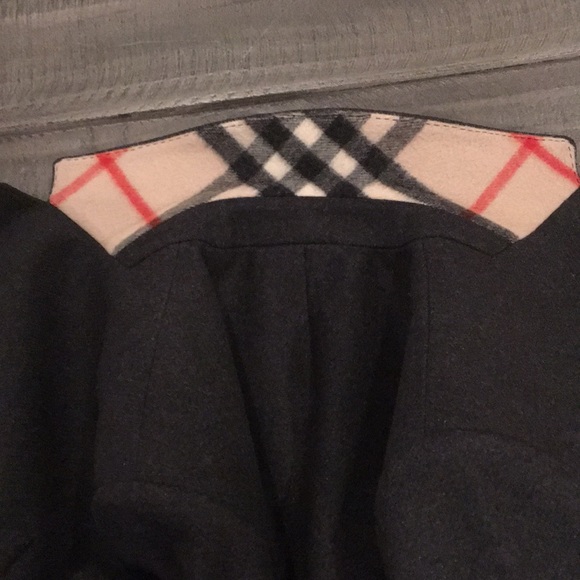 Men’s Burberry tailored Wool Coat Gray size 40 - Picture 7 of 10